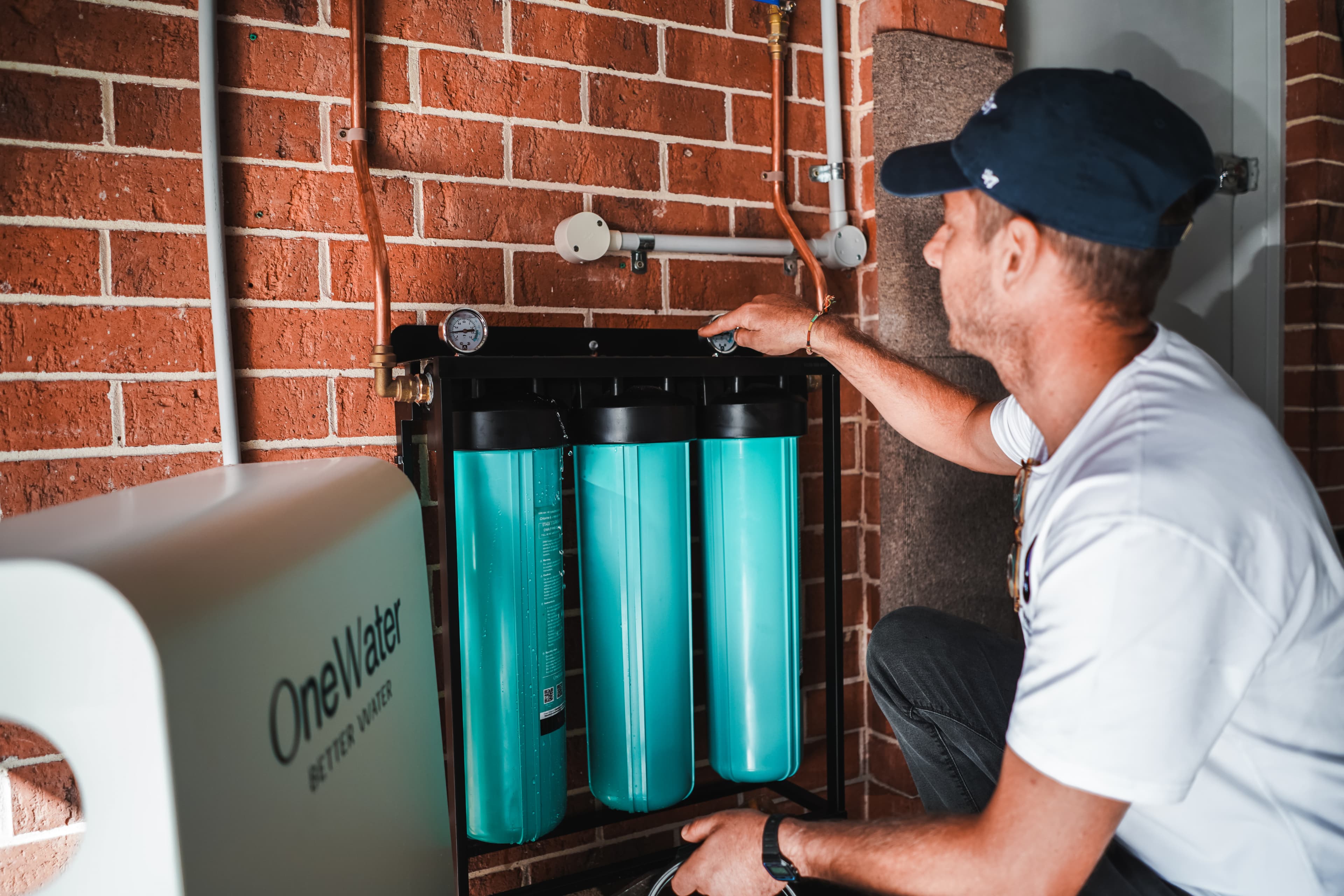 Whole-home water filtration solution