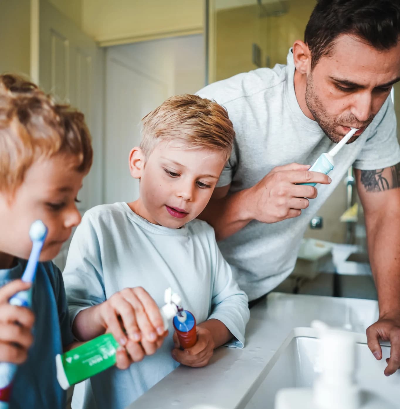 OneWater family enjoying clean water at home
