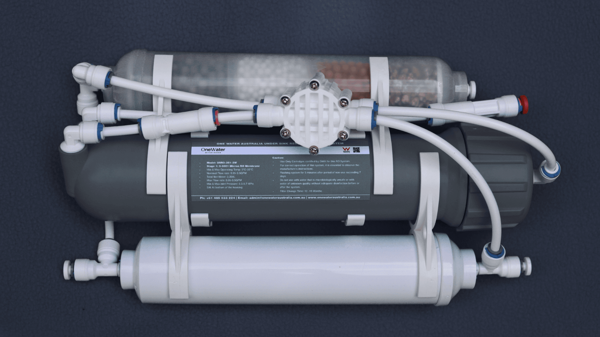 OneWater under-sink reverse osmosis system